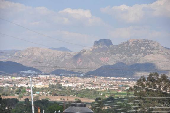 Primeira visão de Guanajuato, no México